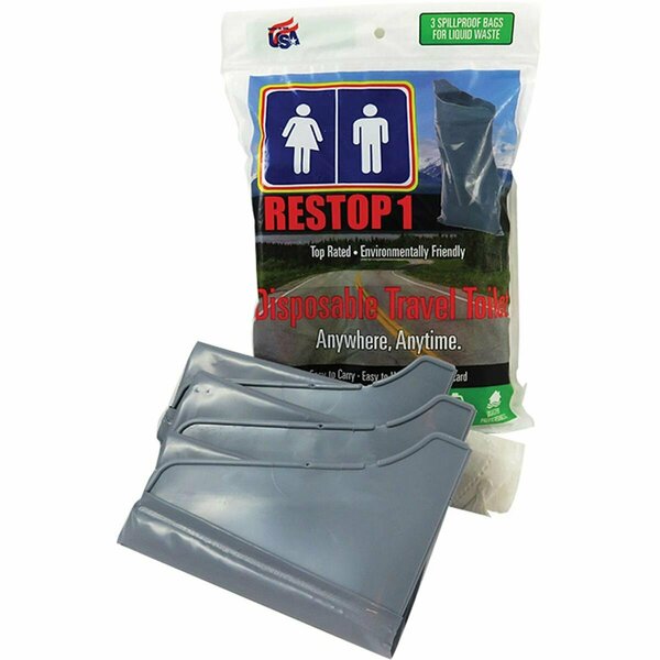 Totalturf Disposable Travel Toilet Waste Bag - Assorted TO3577621